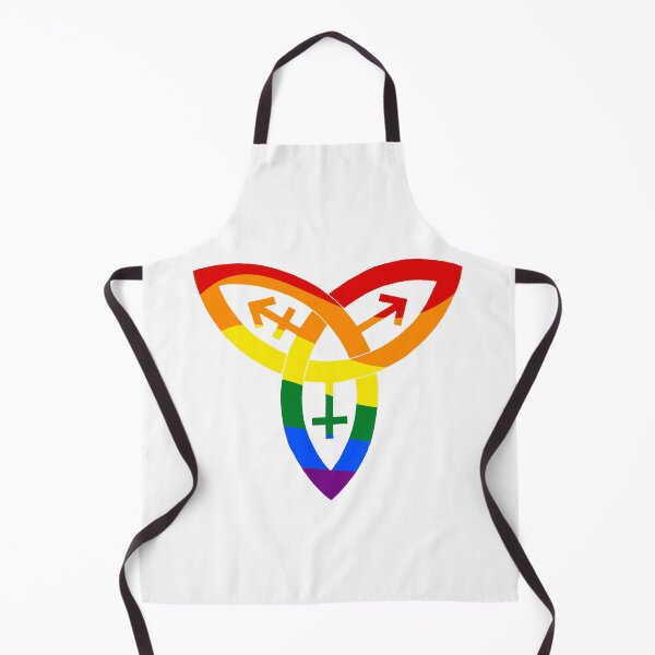 Item preview, Rainbow Pride Gender Triquetra Knot designed and sold by Cleave.