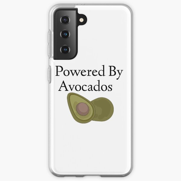 Powered By Avocados Samsung Galaxy Soft Case