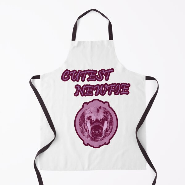Item preview, Cute Newfoundland Dog framed purple designed and sold by Moonyflower.
