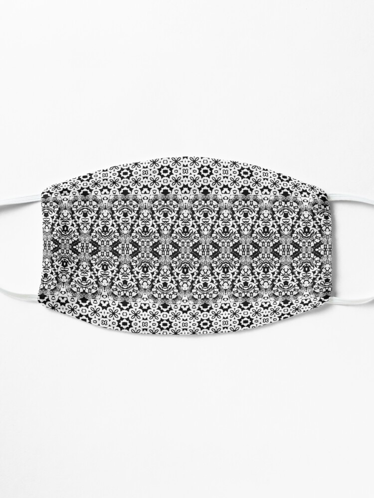 black-and-white-ethnic-seamless-pattern-mask-by-floraaplus-redbubble