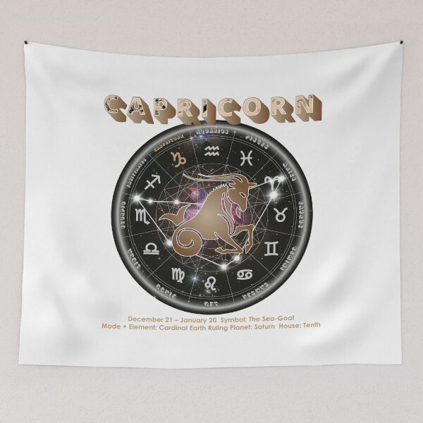 Item preview, 65 MCMLXV Capricorn Zodiac Astrology Chart designed and sold by 65 MCMLXV.