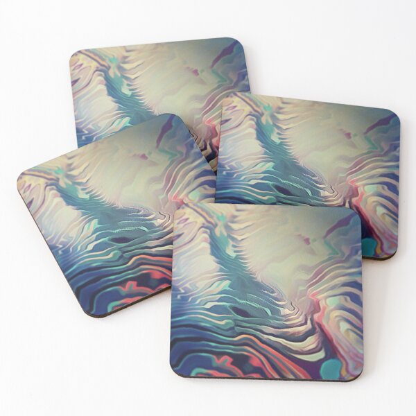 Item preview, Abstract Fantasy Colourful Landscape  designed and sold by S Y N T H R E A L M.