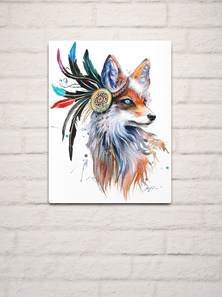 Linear Illustration With Isolated Silhouette Watercolor Orange Spot Of A  Seated Fox In Profile On A White Background And Hand Font Copy For Logo  Images Textiles Patterns Toys Printing Stock Illustration 