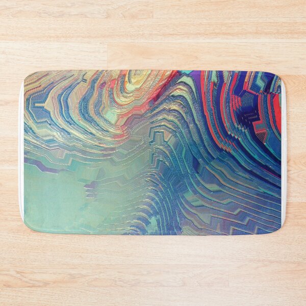 Item preview, Apocalyptic Abstract Fantasy Colourful Landscape  designed and sold by S Y N T H R E A L M.