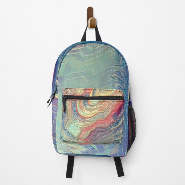 Item preview, Apocalyptic Abstract Fantasy Colourful Landscape designed and sold by S Y N T H R E A L M.