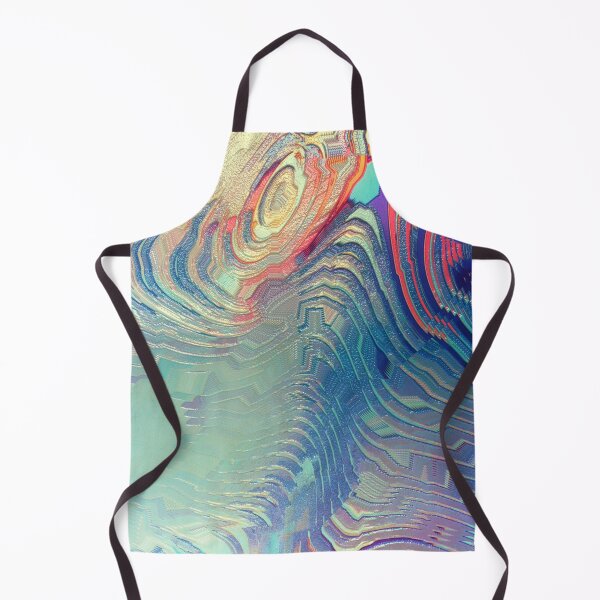 Item preview, Apocalyptic Abstract Fantasy Colourful Landscape designed and sold by S Y N T H R E A L M.