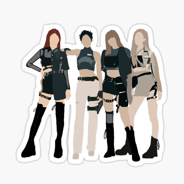 blackpink kill this love sticker for sale by berrydotdoodle redbubble