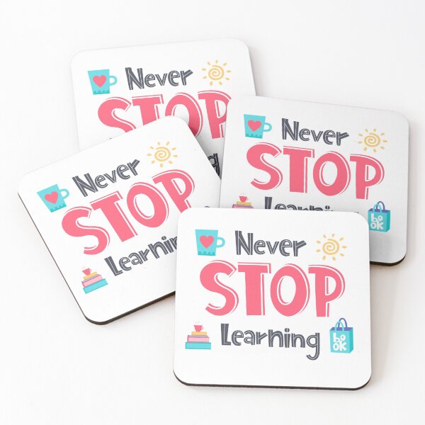 Item preview, Never Stop Learning designed and sold by ElenaDanilo.