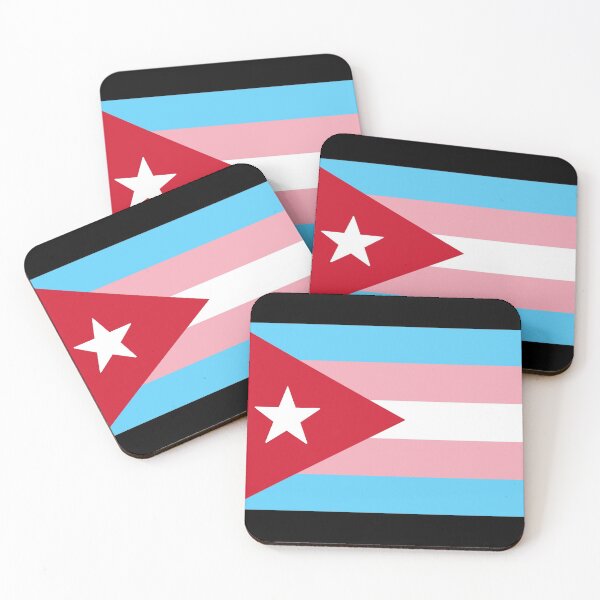 Item preview, Bandera cubana Trans Pride designed and sold by SimplyPride.