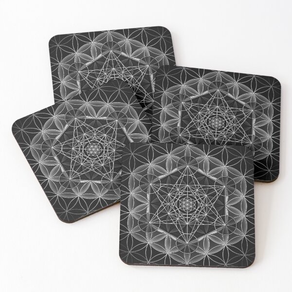 Item preview, Metatron's Cube in the Flower of Life designed and sold by whosedream.