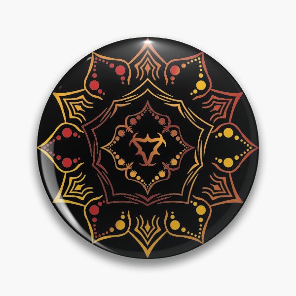 Item preview, fiery purple gold trim Mixed Mandala designed and sold by SirCrim.