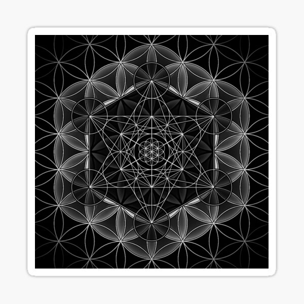 Item preview, Metatron's Cube in the Flower of Life designed and sold by whosedream.