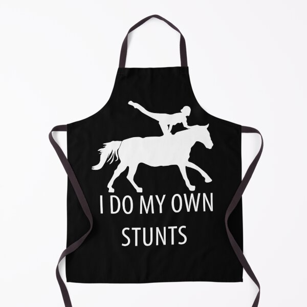 Item preview, I Do My Own Stunts Vaulting - Horse Riding designed and sold by TravelScientist.