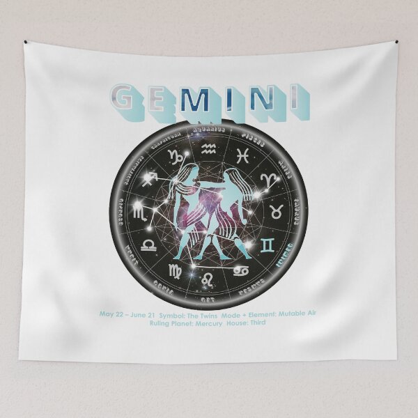 Item preview, 65 MCMLXV Gemini Zodiac Astrology Chart designed and sold by 65 MCMLXV.