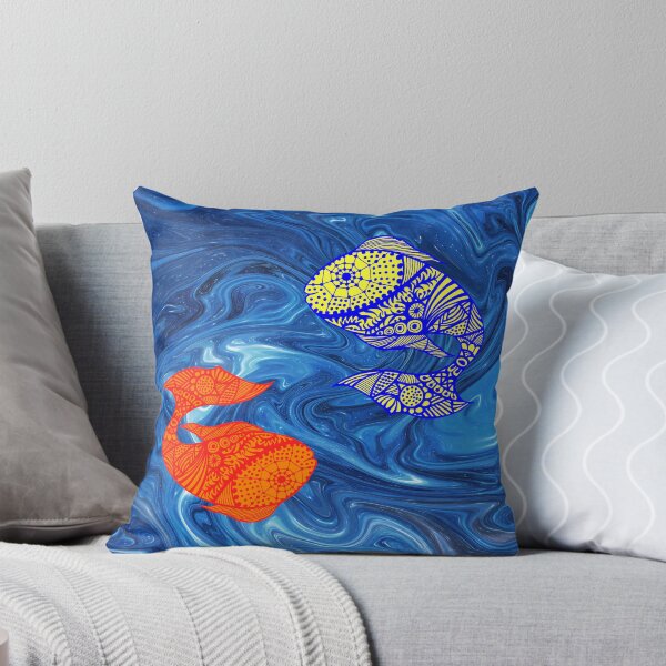 Item preview, Freehand Doodle Fish designed and sold by AmicaTrendz.