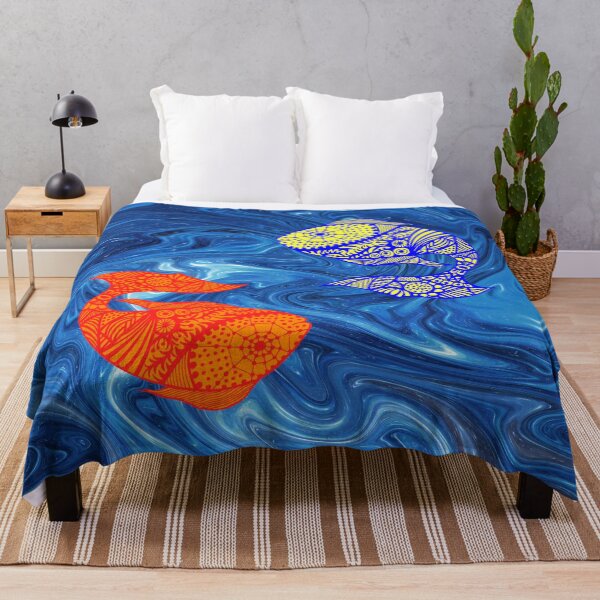 Item preview, Freehand Doodle Fish designed and sold by AmicaTrendz.