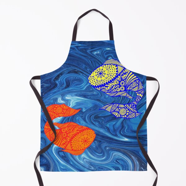 Item preview, Freehand Doodle Fish designed and sold by AmicaTrendz.