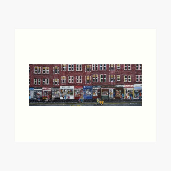 Item preview, Port Glasgow, Church St, 70's 80's  designed and sold by CrossanArt.