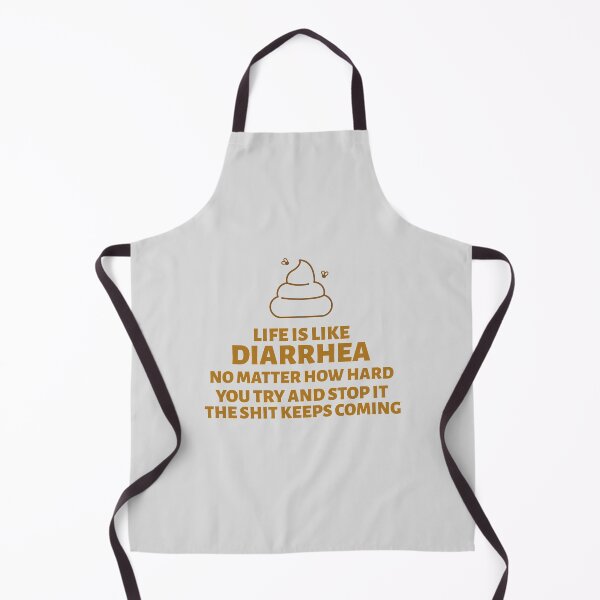 Item preview, Life Is Like A Diarrhea Funny Quotes designed and sold by BlueCloverTrend.