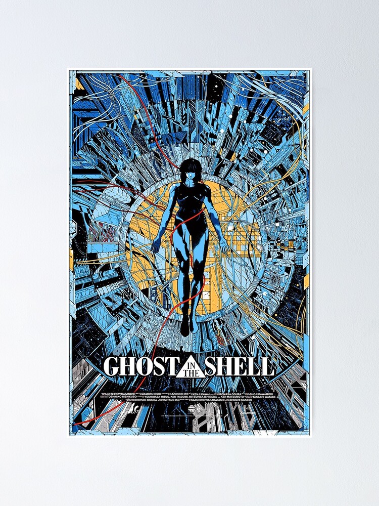 Ghost in the Shell poster wall decor wall poster Hanka poster Ghost in the Shell art print 11x17 wall art 24x36 poster print