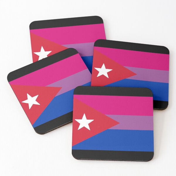 Item preview, Bandera cubana Bi Pride designed and sold by SimplyPride.