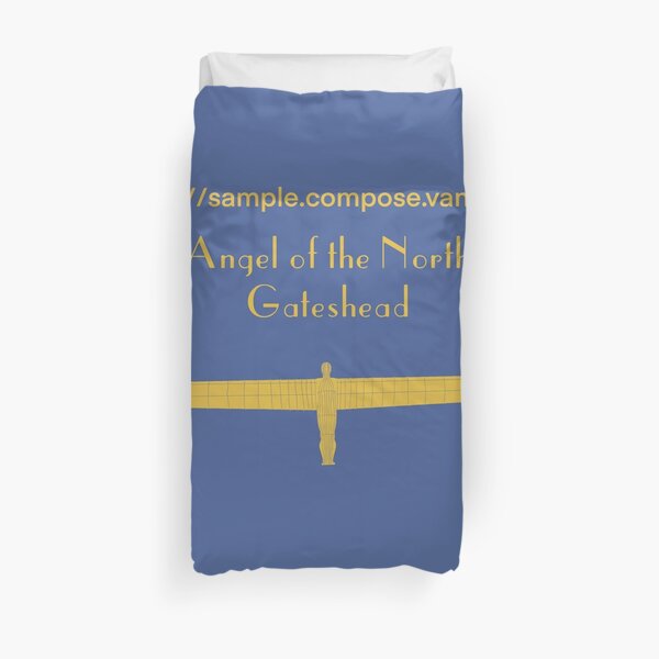 Angel of the North Duvet Cover