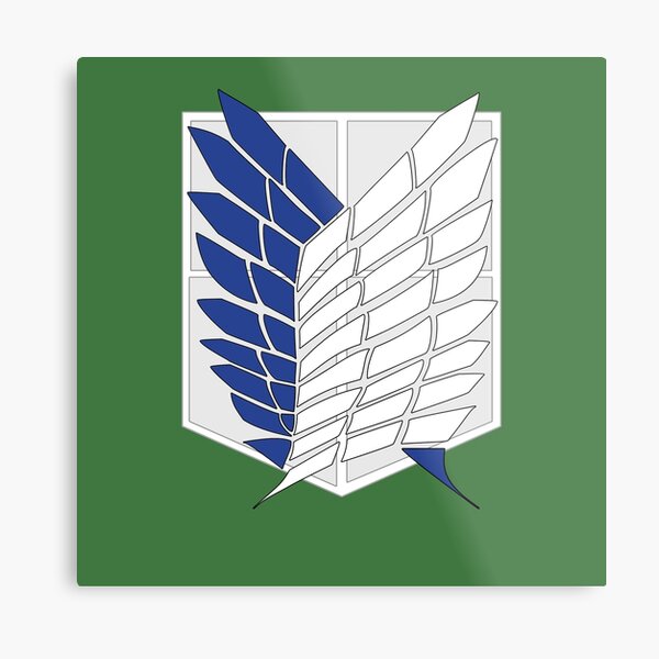Attack on titan logo Metal Print