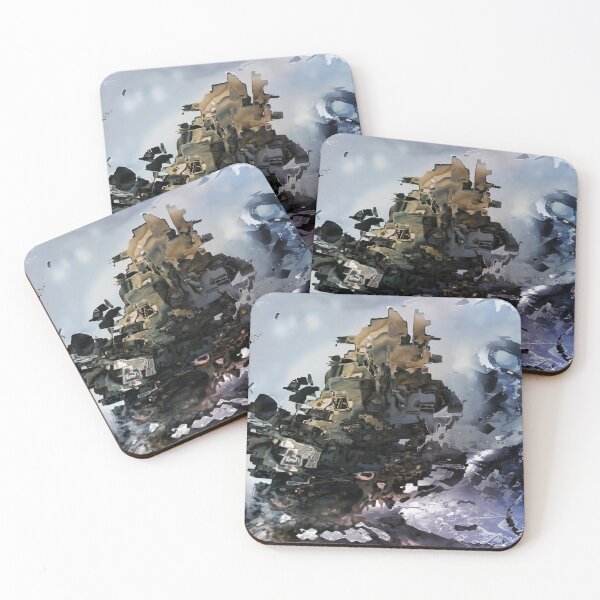 Item preview, Futuristic Apocalyptic Fantasy Colourful Landscape  designed and sold by S Y N T H R E A L M.