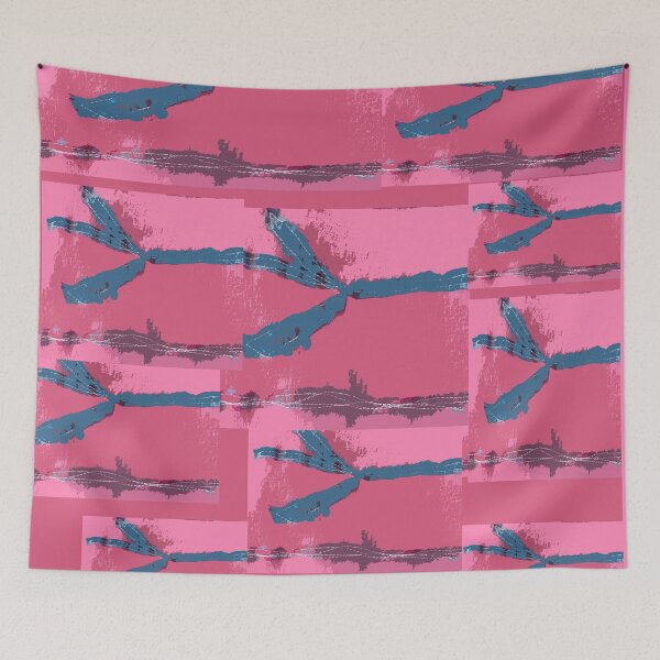 Item preview, Pink Silk Barbed Wire, fiber art designed and sold by djrunnels.