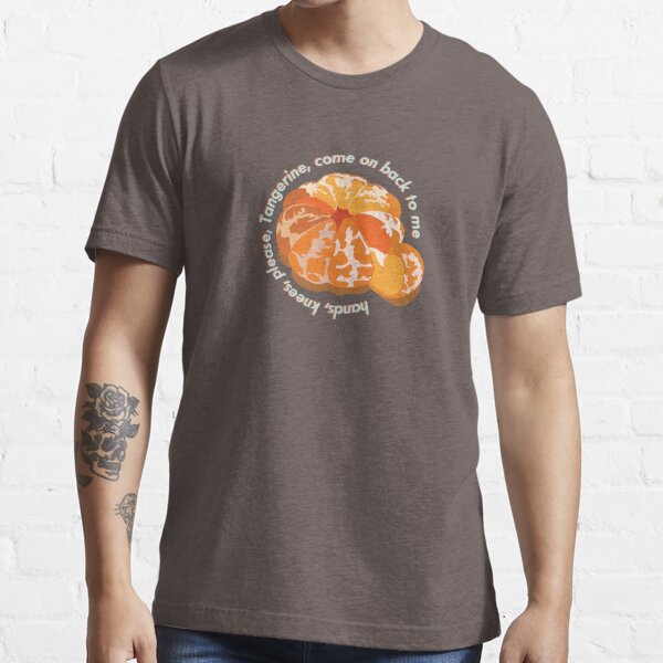 tangerine color t shirt