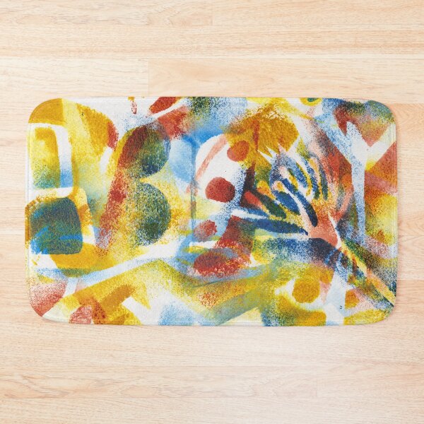 Item preview, Wildflowers monoprint painting 1 designed and sold by kittyvdheuvel.