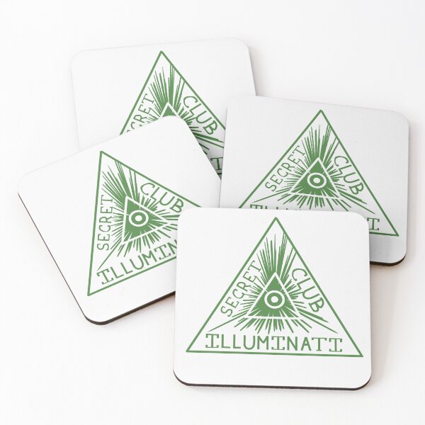 Item preview, Illuminati secret club (full on white) designed and sold by cu-b3.