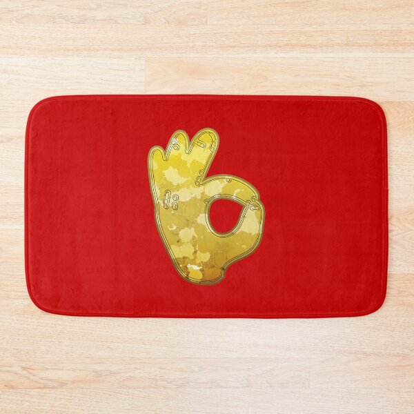 Item preview, OK Sign Golden Art Sculpture Cool Hand Salute Okay designed and sold by IBMClothing.