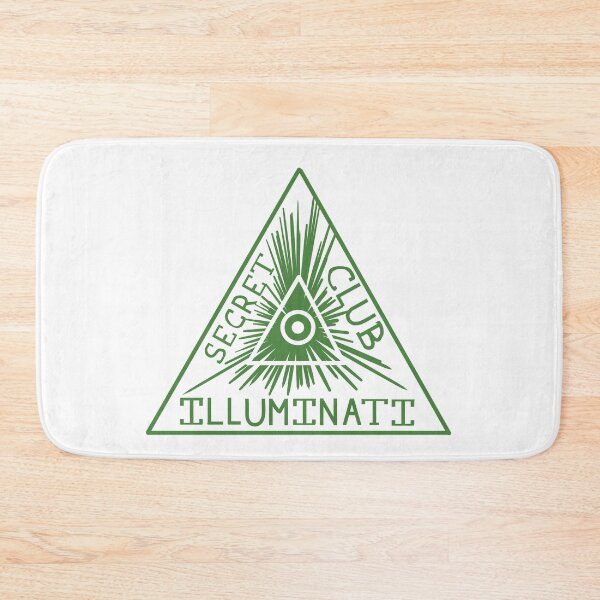 Item preview, Illuminati secret club (badge on white) designed and sold by cu-b3.