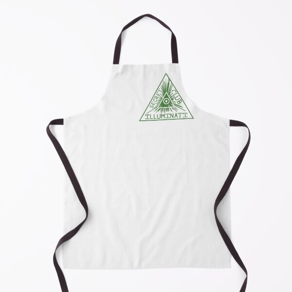 Item preview, Illuminati secret club (badge on white) designed and sold by cu-b3.
