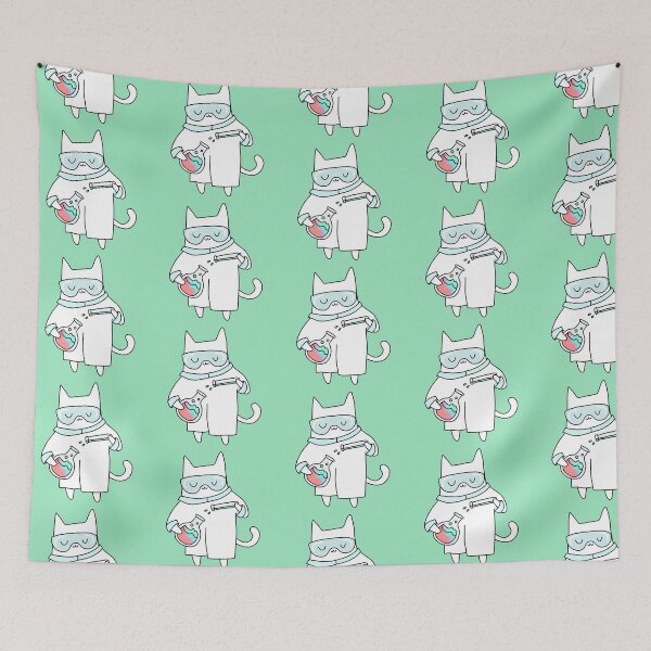 Item preview, Chemist Cat designed and sold by little  ochre.