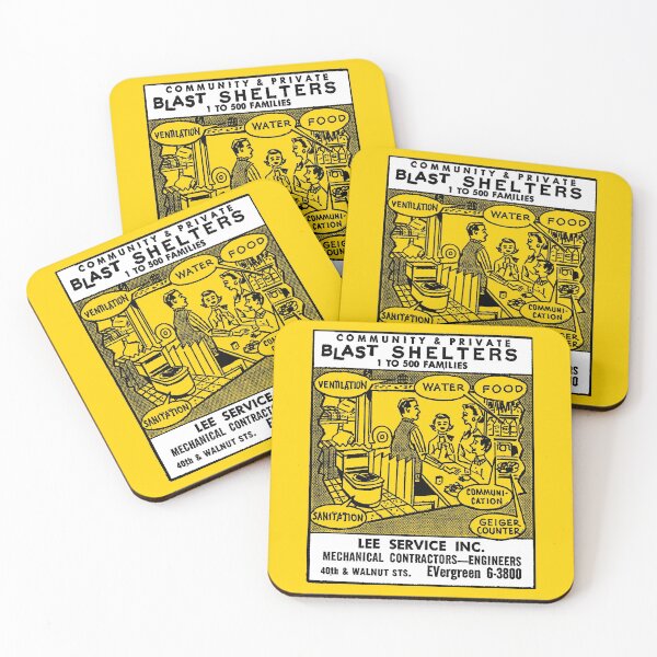 Item preview, BLAST SHELTERS designed and sold by ThrowbackAds.