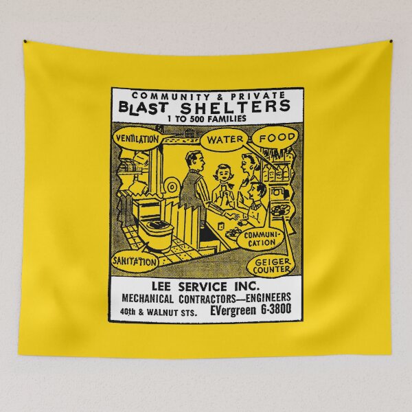 Item preview, BLAST SHELTERS designed and sold by ThrowbackAds.