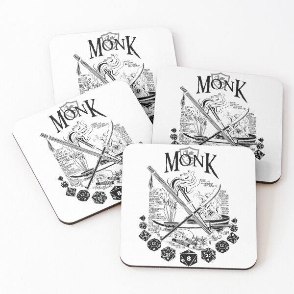 Item preview, RPG Class Series: Monk - Black Version designed and sold by Milmino.