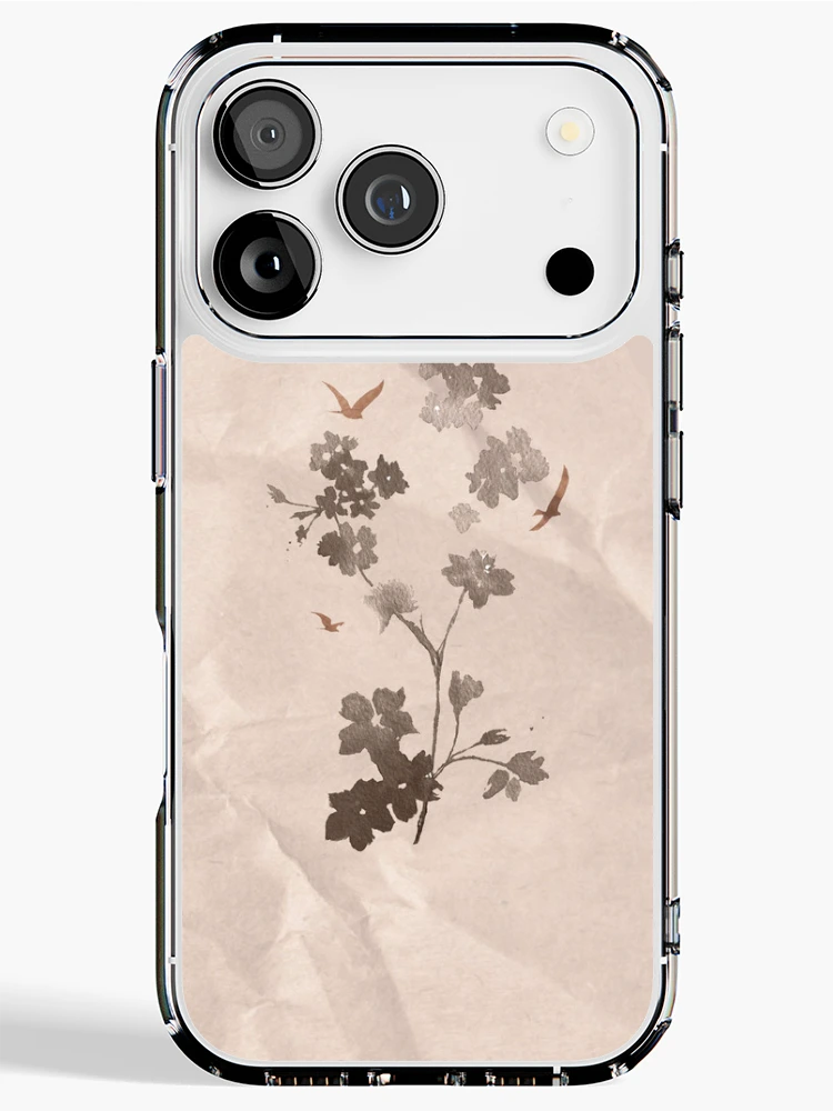 Thumbnail 1 of 5, iPhone Case, Flowerbird designed and sold by Redsdesign.
