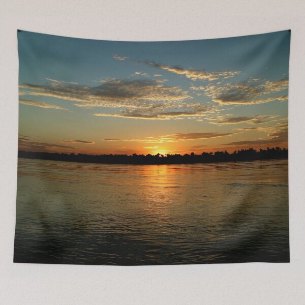 Item preview, Sunset Over the Mekong River designed and sold by meleyart.