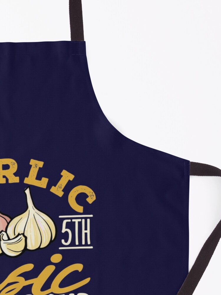 Alternate view of Garlic The 5th Basic Food Group Apron