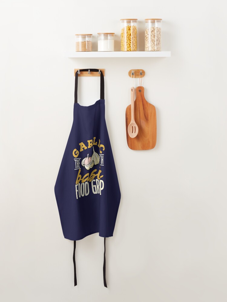 Alternate view of Garlic The 5th Basic Food Group Apron