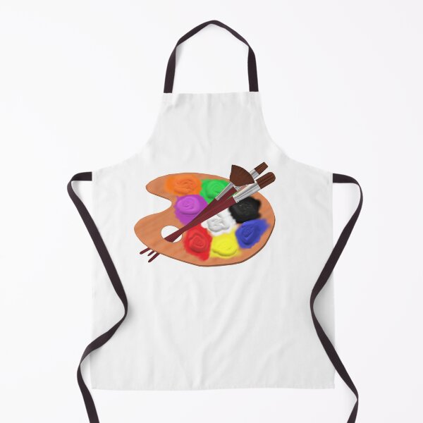 Item preview, Paint Palette with Artist Brushes (White Background) designed and sold by ArtByLM.