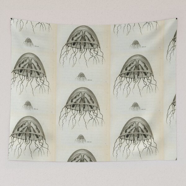 Artikelvorschau, Vintage Sealife art - jellyfish entworfen und verkauft von Vintage Designs +.