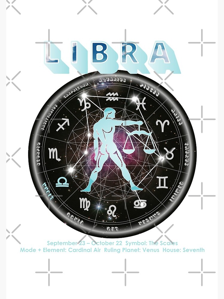 65 MCMLXV Libra Zodiac Horoscope Astrology Chart