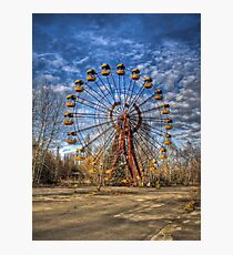 Prypiat/Chernobyl Abandoned Ferris Wheel Photographic Print