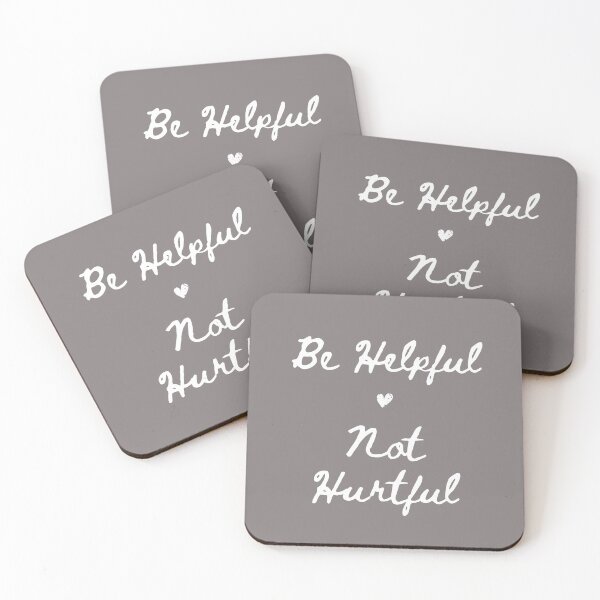 Item preview, Be Helpful Not Hurtful designed and sold by thedailymomfeed.