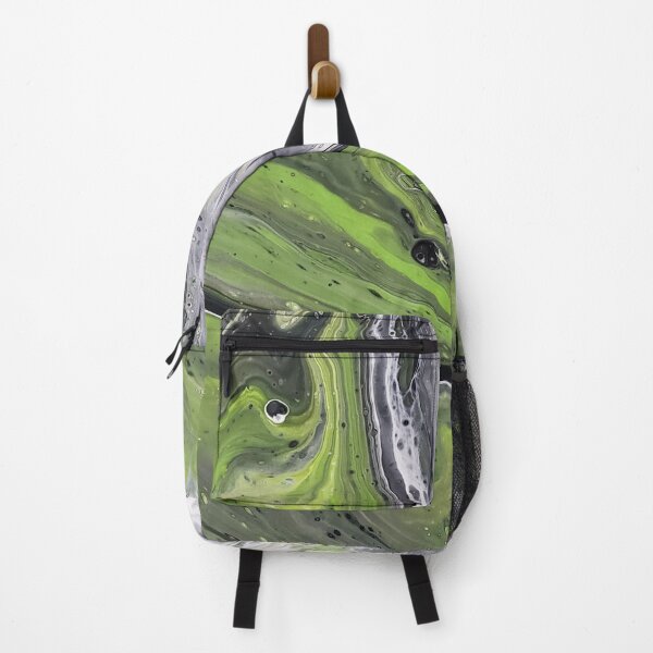 Item preview, Green Meanie - abstract - fluid art designed and sold by crgart.