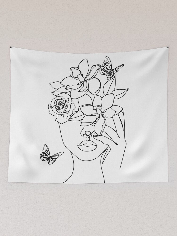 Tapestry line art new arrivals